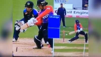 भारतीय महिला विकेटकीपर ने  Dhoni स्टाइल में की स्टंपिंग, बिजली सी फुर्ती दिखा अंग्रेज बल्लेबाज का ऐसे किया शिकार