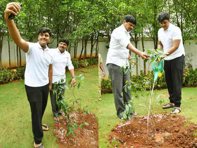 పుట్టినరోజు సందర్భంగా.. మొక్కలు నాటిన హిమాన్షు