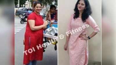 Weight loss: 90 Kg की इस महिला ने सबकुछ खाकर भी घटा लिया बपंर वजन, इस एक ट्रिक से हो गई इतनी पतली