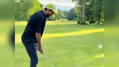 Ishant Sharma Play Golf : इंग्लैंड दौरे पर गोल्फ में हाथ आजमा रहे ईशांत शर्मा, युवराज सिंह बोले-लंबू जी खुल के मार