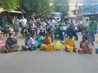 வீதிக்கு வந்த பொதுமக்கள்; கிருஷ்ணகிரியில் விறுவிறு!