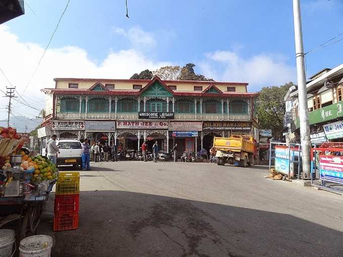 मसूरी का मॉल रोड - Mall Road in Mussoorie in Hindi