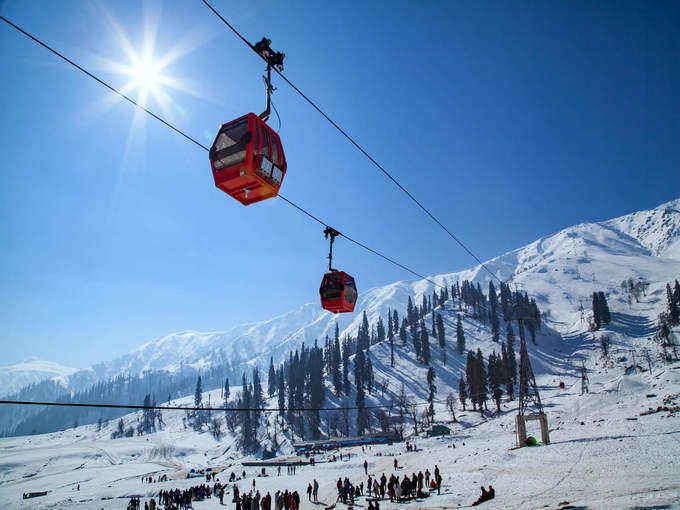 गुलमर्ग की गंडोला राइड - Gondola Ride in Gulmarg in Hindi