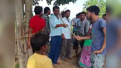 Nalanda News: किशोरी को भगाने में सहयोग का लगा आरोप, कोचिंग संचालक की पेड़ से बांधकर पिटाई