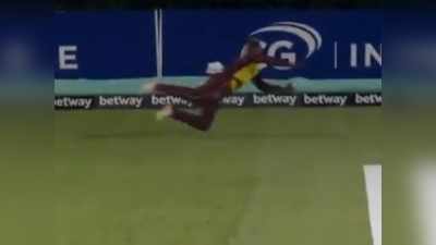 Fabian Allen one-handed catch: चीते सी फुर्ती...हवा में छलांग...बाउंड्री पर एक हाथ से फिंच का कैच, ये थी ऐलन के फील्डिंग की खूबसूरती