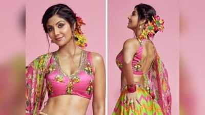 शिल्पा शेट्टी ने पहना डाला अब तक का सबसे सुंदर लहंगा, हॉट अवतार ने इंटरनेट पर मचाया हंगामा