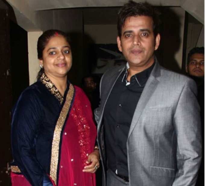 Preeti-Kishan-with-her-husband-Ravi-Kishan