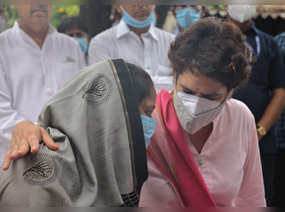Priyanka Gandhi: प्रियांका गांधींचा यूपी दौरा, पीडित सपा उमेदवार महिलेची घेतली भेट