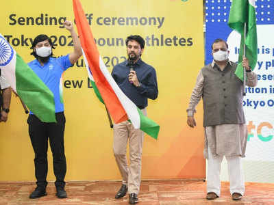 मेडल जीत के आना... भारतीय ऐथलीटों का पहला दल तोक्यो रवाना, खेल मंत्री अनुराग ठाकुर ने दी शुभकामनाएं