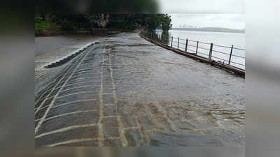 vihar lake started flowing: मुंबईला पाणीपुरवठा करणारा विहार तलाव वाहू लागला