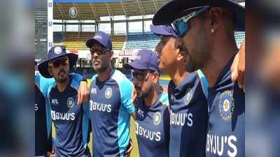 VIDEO: कोच राहुल द्रविड़ का गुरुमंत्र, मैच से ठीक पहले खिलाड़ियों में भरते दिखे जोश