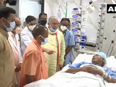 Kalyan Singh Health Update: कल्याण सिंह को सांस लेने में हुई तकलीफ, सीएम योगी आदित्यनाथ देखने पहुंचे अस्पताल