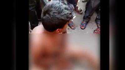 Kanpur News: चोर को दी तालिबानी सजा.. भीड़ ने पहले कपड़े उतारकर बेरहमी से पीटा, फिर बाजार में नंगा घुमाया