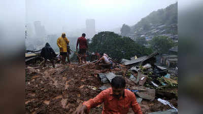 Thane Kalwa Landslide Latest Update ठाणे: कळव्यात दरड कोसळून एकाच कुटुंबातील पाच जण ठार, दोन जखमी