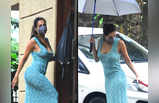 PHOTOS: बारिश में गाउन में नजर आईं मलाइका अरोड़ा, छाता लेकर डॉगी को कराया मॉर्निंग वॉक