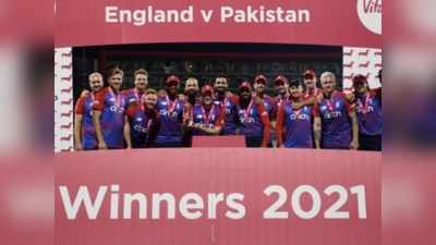 ENG v PAK 3rd T20: वनडे के बाद पाकिस्तान ने टी20 सीरीज भी गंवाई, इंग्लैंड ने तीसरे मैच में 3 विकेट से हराया