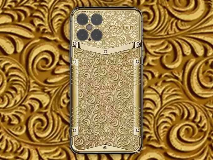 Caviar iPhone 12 Pro Pure Gold