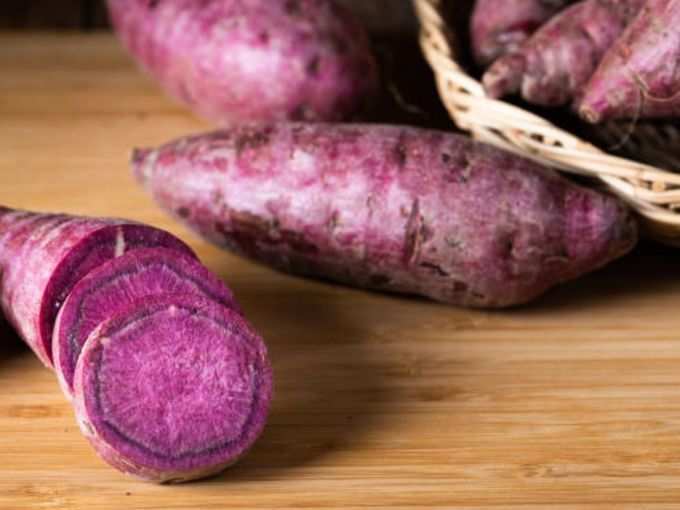 रताळ (Purple Sweet Potato)