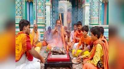 Kalyan singh news: कल्‍याण सिंह के शीघ्र स्‍वास्‍थ्‍य लाभ के लिए अयोध्‍या में संत-महात्‍माओं ने शुरू किया हवन, पूजन