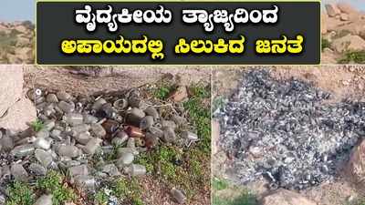 ಸಿರಗುಪ್ಪ ತಾಲೂಕಿನಲ್ಲಿ ವೈದ್ಯಕೀಯ ತ್ಯಾಜ್ಯ ಬಿಸಾಡುತ್ತಿರುವ ಖಾಸಗಿ ವೈದ್ಯರು: ಕ್ರಮಕ್ಕೆ ಸ್ಥಳೀಯರ ಆಗ್ರಹ!