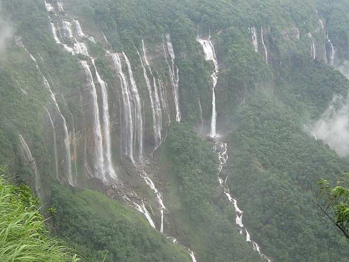 सेवन सिस्टर वाटरफॉल्स, गंगटोक - Seven Sister WaterFalls in Gangtok in Hindi