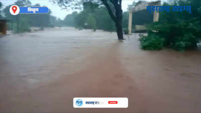 chiplun flood  | चिपळूणमधील भयावह परिस्थिती, रस्त्यांना आलं नदीचं स्वरूप