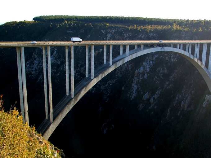 ब्लोक्रांस ब्रिज, दक्षिण अफ्रीका - Bungee Jumping in Bloukrans Bridge, South Africa in Hindi