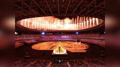 Tokyo Olympics 2020 : टोकियो ऑलिम्पिक उद्घाटन सोहळ्याची क्षणचित्रे