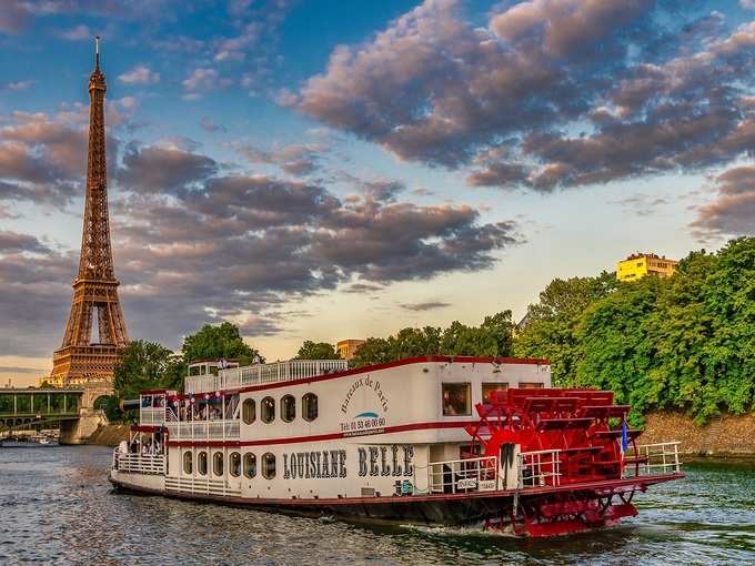पेरिस की सीन नदी - Seine River in paris In Hindi