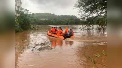 NDRF च्या बचावकार्याला सलाम, जीवघेण्या पुरात देवदूत बनून नागरिकांना वाचवलं