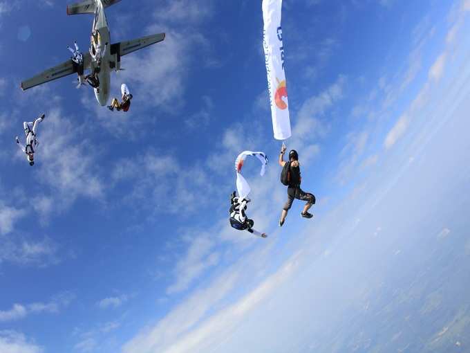 मैसूर, कर्नाटक में स्काईडाइविंग - Skydiving in Mysore, Karnataka in Hindi