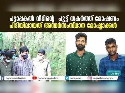 പട്ടാപ്പകൽ വീടിന്‍റെ പൂട്ട് തകര്‍ത്ത് മോഷണം; പിടിയിലായത് അന്തര്‍സംസ്ഥാന മോഷ്ടാക്കൾ