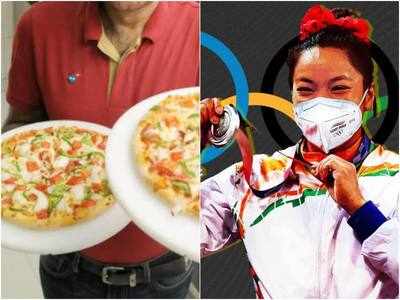 मीराबाई चानू को जिंदगी भर फ्री पिज्‍जा खिलाएगा डॉमिनोज, ओलिंपिंक में सिल्‍वर मेडल का इनाम