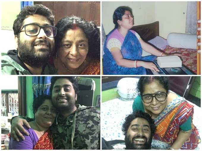 ARIJIT SINGH WITH MOTHER