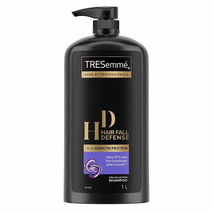 Tresemme Hair Fall Defence Shampoo, For Strong Hair, With Keratin Protein, Prevents Hair Fall due to Breakage