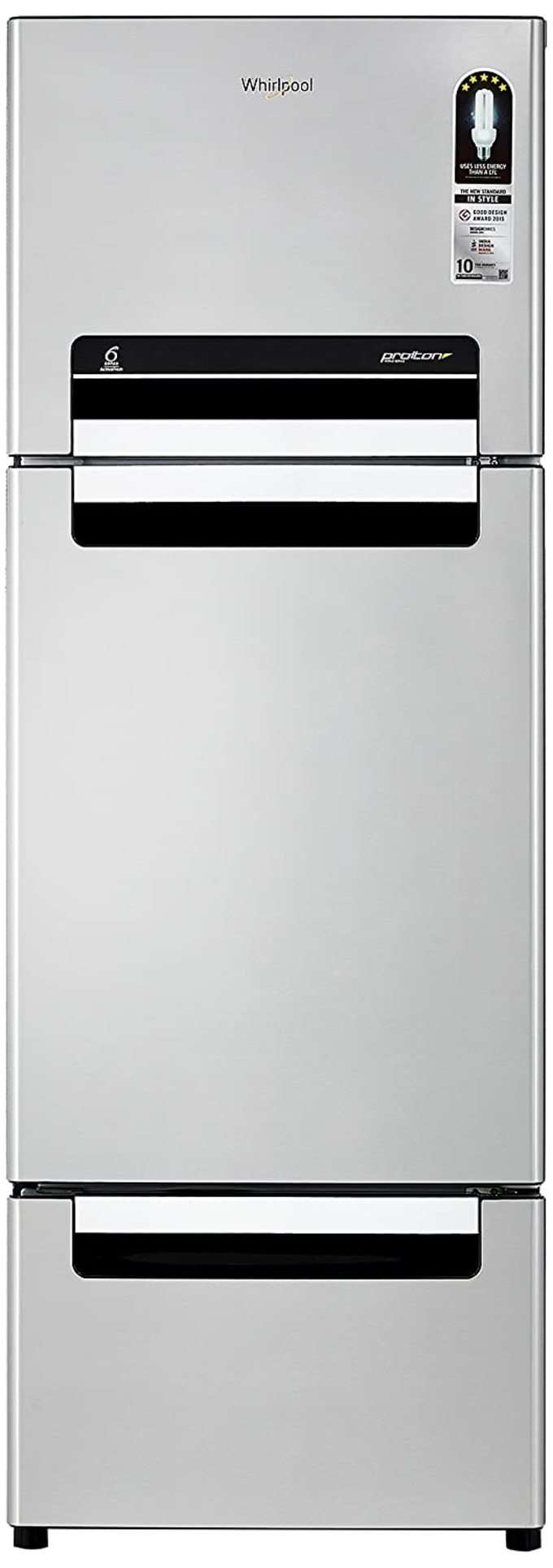 Whirlpool 300 L Frost Free Multi-Door Refrigerator(FP 313D Protton Roy, Alpha Steel)