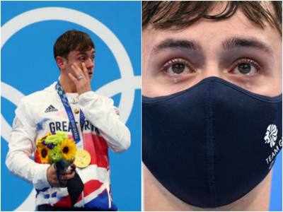 Tokyo Olympics 2021: गले में सोने का मेडल और आंखों में पिता के लिए आंसू, टॉम डेली की यह फोटो एक कहानी है
