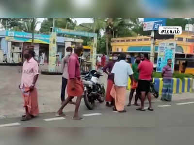 சொகுசு பைக்கில் வந்த இளைஞர் சுவற்றில் மோதும் சிசிடிவி காட்சிகள் !