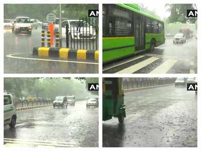 Delhi Rain: दिल्‍ली में रिमझिम बरसे बादल, यमुना नदी उफान पर