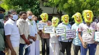 மேகமலையை புலிகள் காப்பகத்திற்காக புலி மாஸ்க் போட்டு மதுரை ஆட்சியரிடம் மன்றாடிய வன ஆர்வலர்கள்!