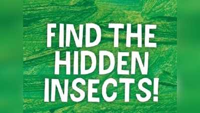 Find The Hidden Insects : ಇಲ್ಲಿ `ಅಡಗಿರುವ ಕೀಟಗಳನ್ನು ಗುರುತಿಸುವಿರಾ? : ಖುಷಿ ಕೊಡುವ ದೃಶ್ಯವಿದು