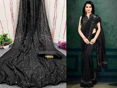 Black Saree : पार्टी में सभी पर चलेगा इन ब्लैक साड़ी का जादू और आप दिखेंगी सबसे बोल्ड