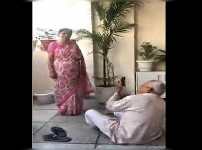 Viral Video: ವೃದ್ಧ ದಂಪತಿಯ ಫೋಟೋಶೂಟ್ : ಖುಷಿಯ ನಗುವರಳಿಸುತ್ತದೆ ಈ ದೃಶ್ಯ
