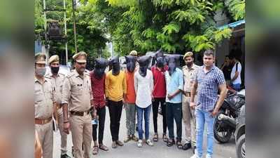 Noida News: 12 घरों में थी लूट की योजना, पहली में ही पकड़े गए, बाबा गैंग के 6 बदमाश अरेस्ट, चौकीदार का बेटा मास्टरमाइंड