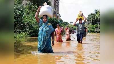 বাংলায় বন্যার বলি ১৬, উদ্ধারে বায়ুসেনা