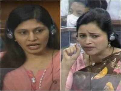 संसद में हंगामे के बीच दो महिला सांसदों ने उठाई किसानों के काम की बातें