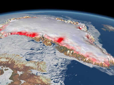 Greenland Melting Ice: पहले हीटवेव, अब एक ही दिन में ग्रीनलैंड में पिघली इतनी बर्फ...दिखी संकट की झलक?