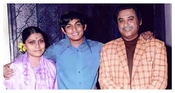 amit kumar with his father