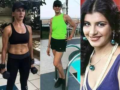 Celebrity Exercise Tips : ५०शी ओलांडल्यानंतरही सुपरहॉट अभिनेत्रीने मिळवली टोंड फिगर, वर्कआउट करतानाचा व्हिडिओ पाहून म्हणाल...