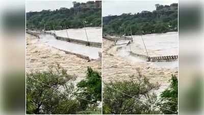 दतिया में एक और पुल धराशायी, सिंध नदी के बहाव में बह गया सनकुआ का पुल
